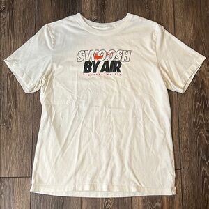 Nike Swoosh By Air Together We Fly White Tee Shirt Men’s Large